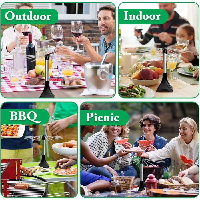 Вентилятор відлякувач мух 3 шт чорний PTHTECHUS