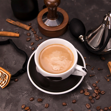 37173 Чашка espresso 75 мл Onda Black 'Verona Millecolori Hand Painted Onda Black with Staffage Blac