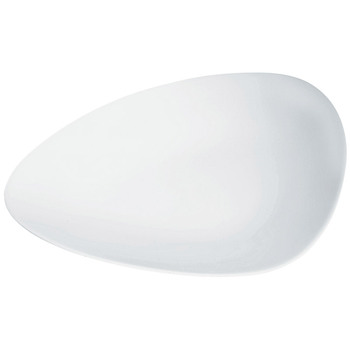 Тарілка 24х19,8 см біла Colombina Alessi