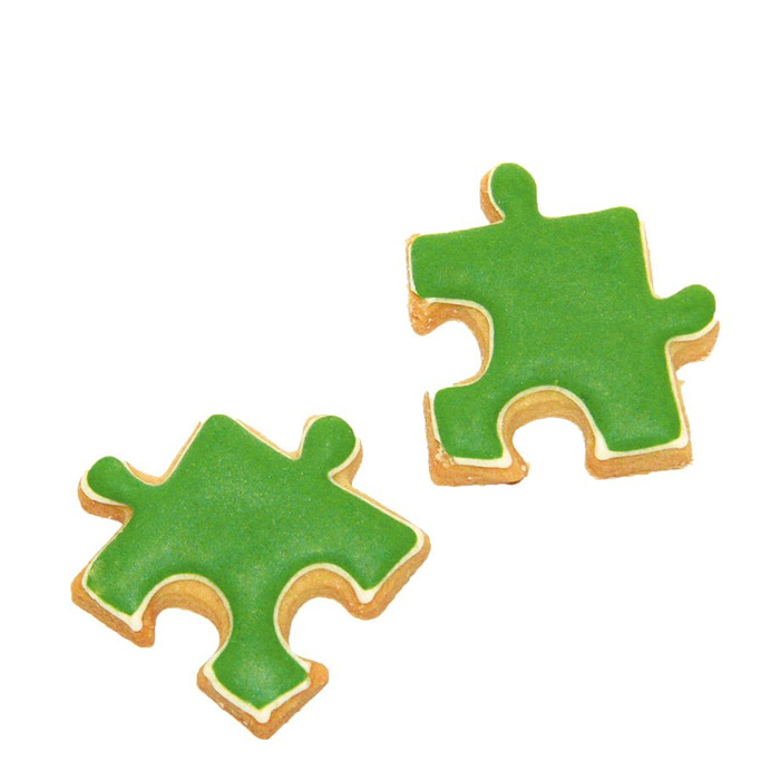 Форма для печенья в виде пазла маленькая, 4 см, RBV Birkmann