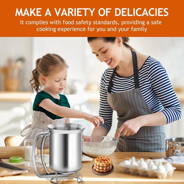 Диспенсер для тіста з нержавіючої сталі 900 мл Dinhauyon