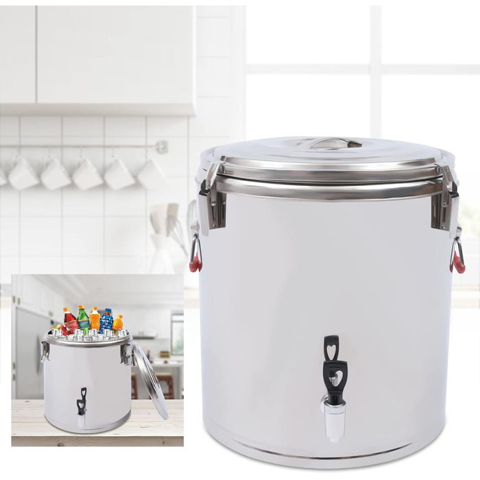 Транспортний термоконтейнер 40 л зі зливним краном LANNADD