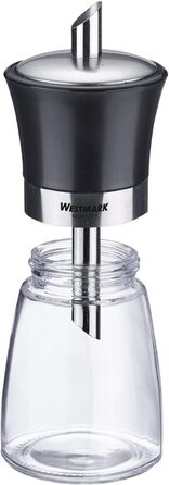 Дисплей дозатора цукру Westmark, вміст 6 дозаторів, ємність 190 мл кожен, скло/нержавіюча сталь/пластик, чорний, прозорий/чорний/сріблястий, 63592611 дозатор цукру 6 шт. чорний