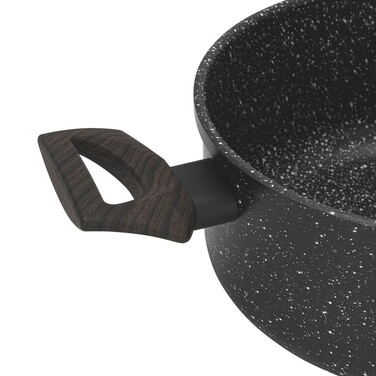 Каструля Fissman CARRIE 24x11 см/4,67л. зі скляною кришкою алюміній з антипригарним покриттям (14483)