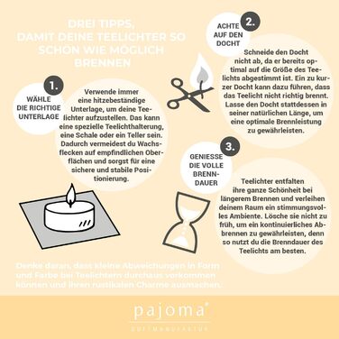 Ароматичні чайні свічки Pajoma 90, 3x30 шт. , ароматичні свічки, багато ароматів на вибір, висота 1,5 см, Ø 3,5 см (ваніль, 30)