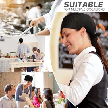 Кухонна шапочка 2 шт чорна CRLLDPM