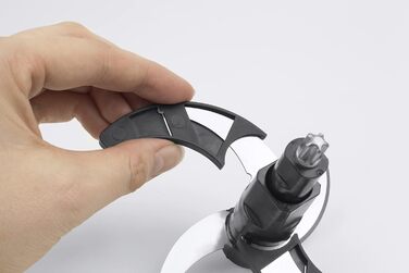 Універсальний подрібнювач, 4 високоякісних ножа з нержавіючої сталі, міцна скляна ємність об'ємом 1,2 літра, ідеально підходить як подрібнювач для фруктів, овочів, риби, м'яса, горіхів, 400