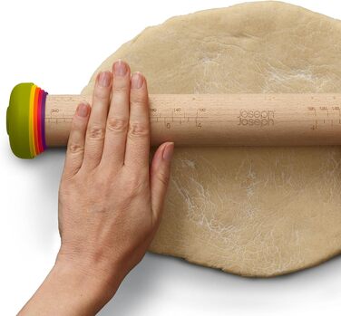 Скалка для тіста 42 см регульована, різнокольорова PrecisionPin Joseph Joseph