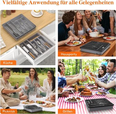 Органайзер для столових приборів 32 х 30 х 5,4 см Lifewit