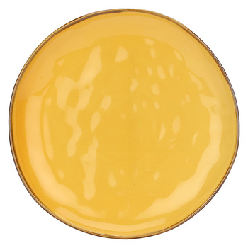 Тарілка обідня Rose&Tulpani Milano CONCERTO OCRA, керамограніт, охра, діам. 27 см