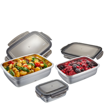 Контейнер харчовий, набір 3 предмета Preppo Gefu