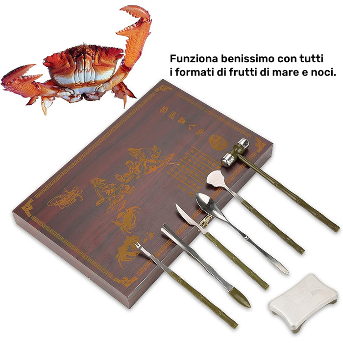 Інструменти для морепродуктів 8 шт Walfront