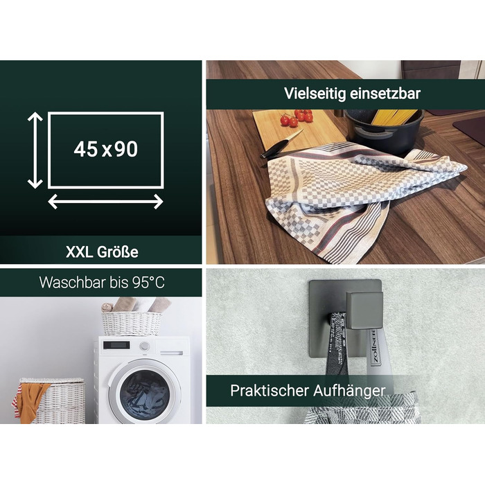 Набір кухонних рушників з 10 предметів 45 х 90 см ZOLLNER