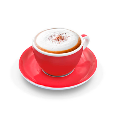 35474 Блюдце cappuccino, cappuccino large 14,5 см Red Decal Print для серій 'Millecolori Verona/Tori
