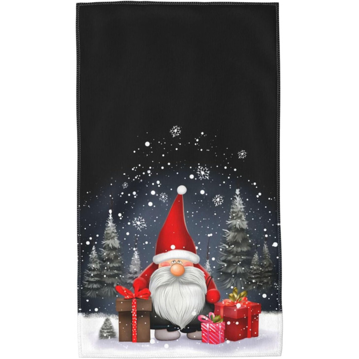 Різдвяний рушник 70 х 40 см Милий гном Ouqiuwa