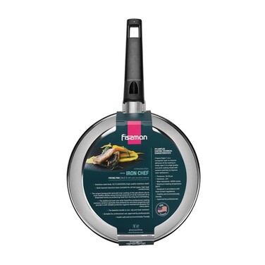 Сковорода для жарки Fissman IRON CHEF 24x5,5 см нержавеющая сталь с антипригарным покрытием (5455)
