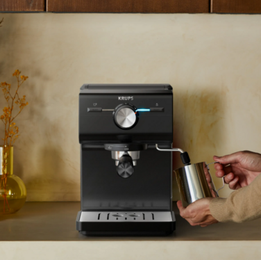 Кофеварка эспрессо Krups XP381810 OPIO BLK (7076115)