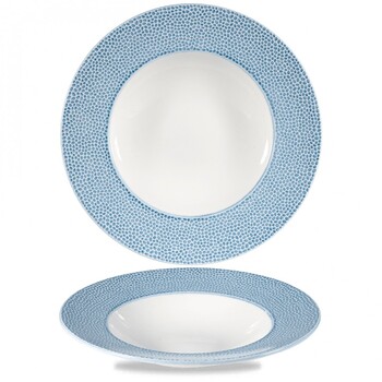 Набір з 12 глибоких тарілок 28 см Isla Ocean Blue OCISIWBL1 Churchill