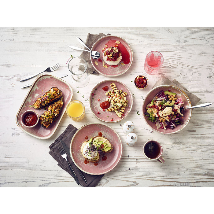 Тарелка круглая 19 см, Terra Porcelain Rose Pink, GenWare