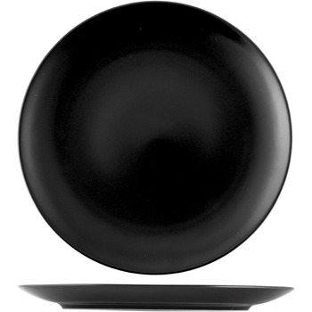 Набір 6 piatti керамограніт denver nero tondo cm32