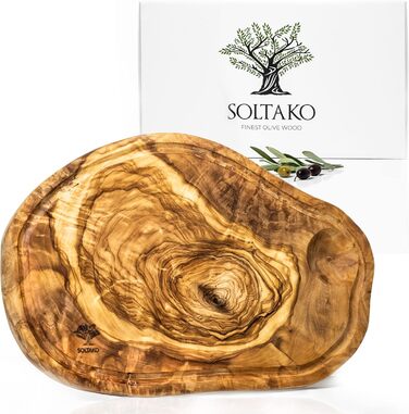 Дошка сервірувальні з оливкового дерева 43 х 20 х 2 см SOLTAKO