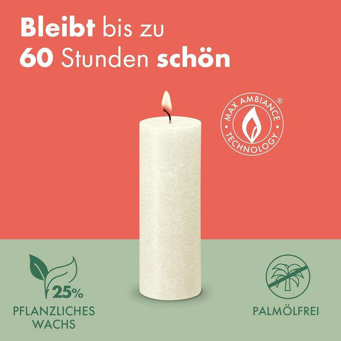 Свічки, час горіння 60 годин Bolsius