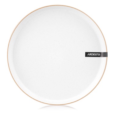 ARDESTO Тарілка обідня Apulia, 26.6см, кераміка, білий