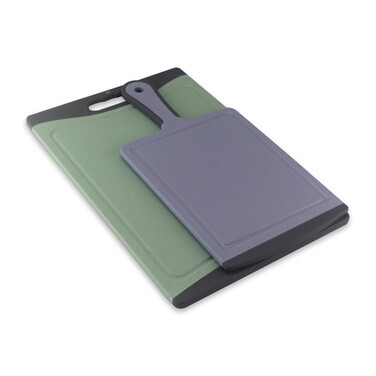 Набір з 2-х обробних дошок Fissman 25x36 см, 18x35,5 см пластик+ ТПР (8052)