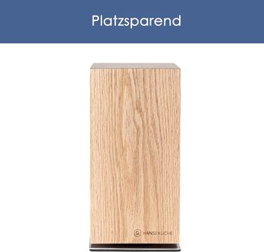 Ножовий блок магнітний з деревини акації Hanseküche