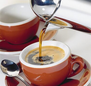 Эспрессо-кофеварка Cilio AIDA подходит для всех типов плит, включая индукционные Ø 9 см, В17,5 см Итальянская кофеварка Кафетерия Машина для кофе мокко (полированная нержавеющая сталь, 4 чашки)