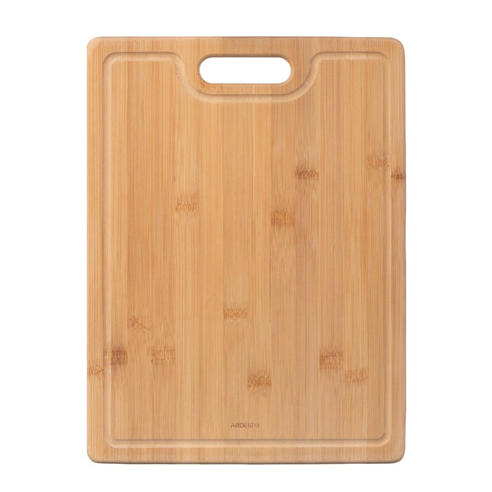 ARDESTO Кухонная доска с водостоком Midori, 33x24x1.5см, бамбук