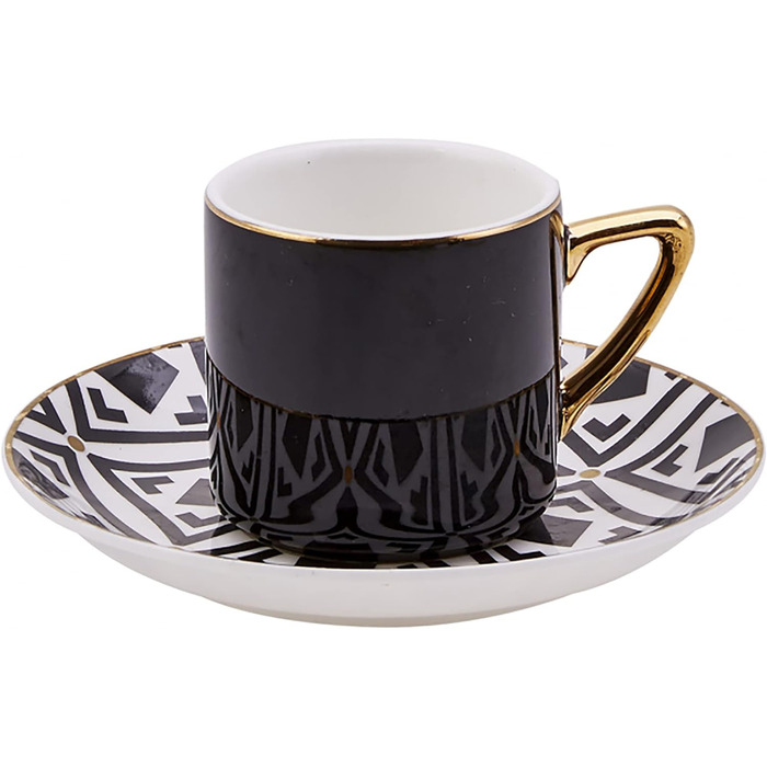 Кавовий сервіз 4 чашки еспресо та 4 блюдця KARACA