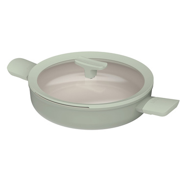 Сотейник с антипригарным покрытием BergHOFF LEO BALANCE SAGE с двумя ручками, диам. 26 см, 2,9 л