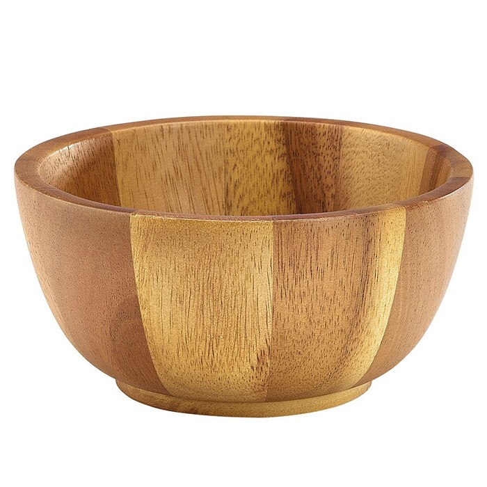 Чаша деревянная 15 x 7 см, 600 мл, акация, GenWare
