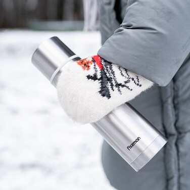 Термос Fissman 750 мл нержавеющая сталь (9845)