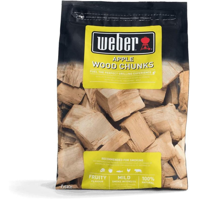 Шматки деревини яблуні 1,5 кг Weber