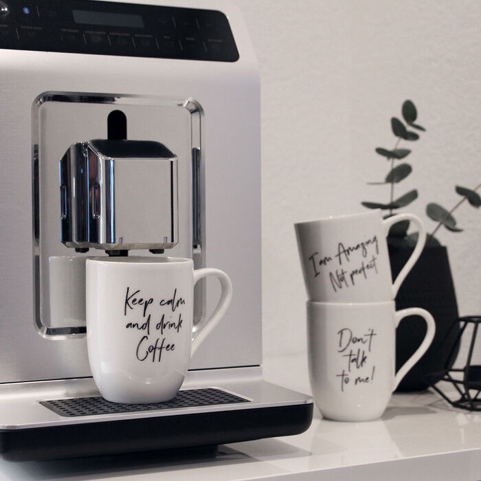 Чашка 340 мл "Keep calm and drink coffee" біла Statement Villeroy & Boch