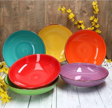 Тарілка для пасти 23,5 см 6 шт MamboCat