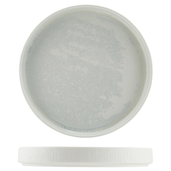 Тарілка презентаційна 25*3.5 см із низьким вертикальним бортом, Incise Porcelain Lucine, GenWare