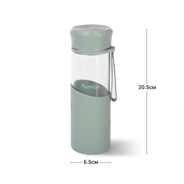 Бутылка стеклянная Fissman 500 мл (6398)