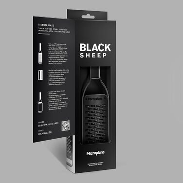Терка 30 см двухсторонняя, черная Black Sheep Microplane