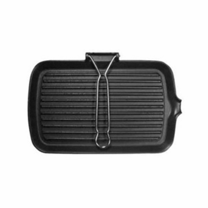 Сковорода-гриль чавунна з металевою ручкою 23 х 35 см Saporella RISOLI