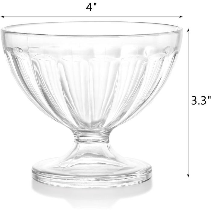 Набір креманок для мороженого 12 шт. 240 мл Lawei