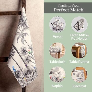 Набір із 3 кухонних рушників універсального призначення, 100 бавовна Барні рушники День подяки/Різдво (50 см x 70 см) (03 - Kitchen-Profiia, 50 x 70 см (набір із 3 шт.)), 39 Hermine Noel