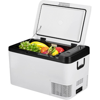 Автомобільний холодильник VEVOR 35L, компресорний холодильник, нержавіюча сталь, ізольований, для свят, міні-холодильник, автомобільний холодильник з розеткою 35L (холодильник 20LL)