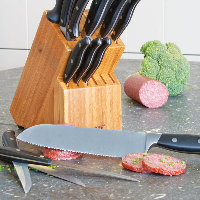 Набір ножів у колоді, 15 предметів, Essentials Berghoff