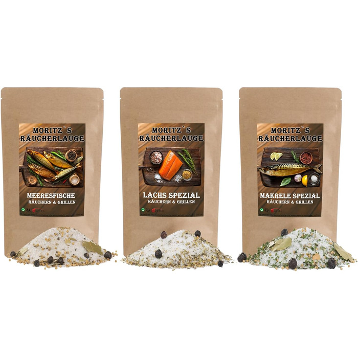 Набір спеції для копчення риби 3 шт Moritz