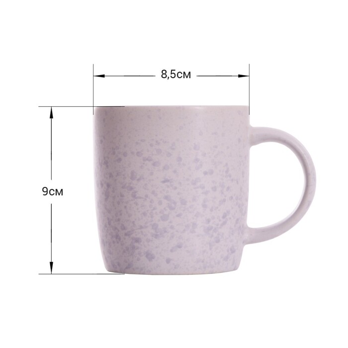 Кухоль Fissman 330 мл, колір БУЗКОВИЙ (6089)