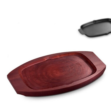 Чавунна сковорода зі знімною ручкою і підставкою 33,5х21 см GRILLI 777201 Код: 012734