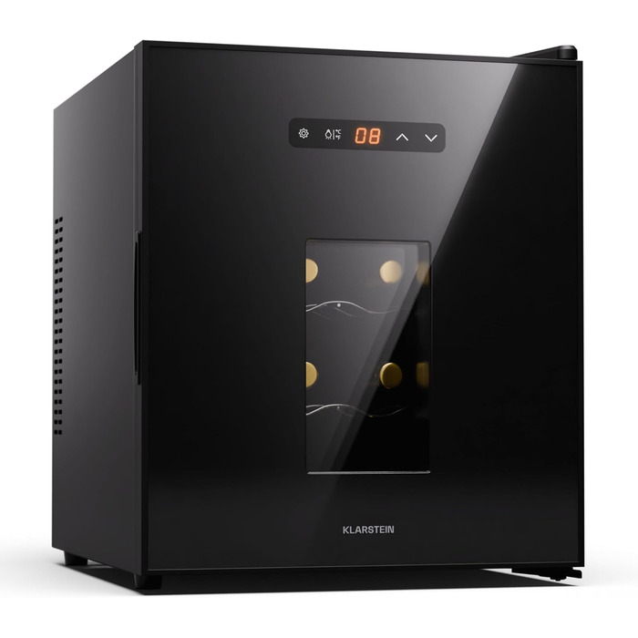 Винний холодильник зі скляними дверцятами до 16 пляшок Klarstein